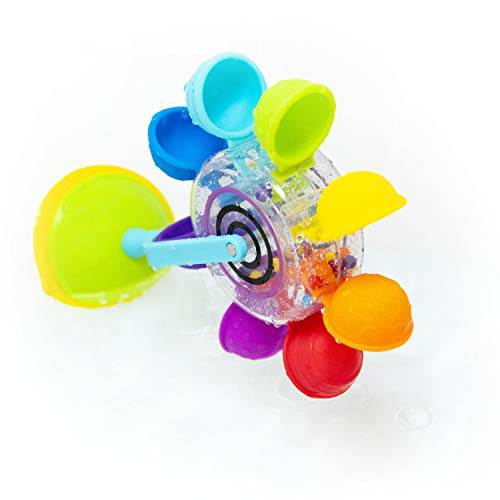 Sassy Whirling Waterfall Suction Toy for Bathtime - Stem - Ages 12+ Months, Multi-Colored  
Sassy Whirling Waterfall Suc