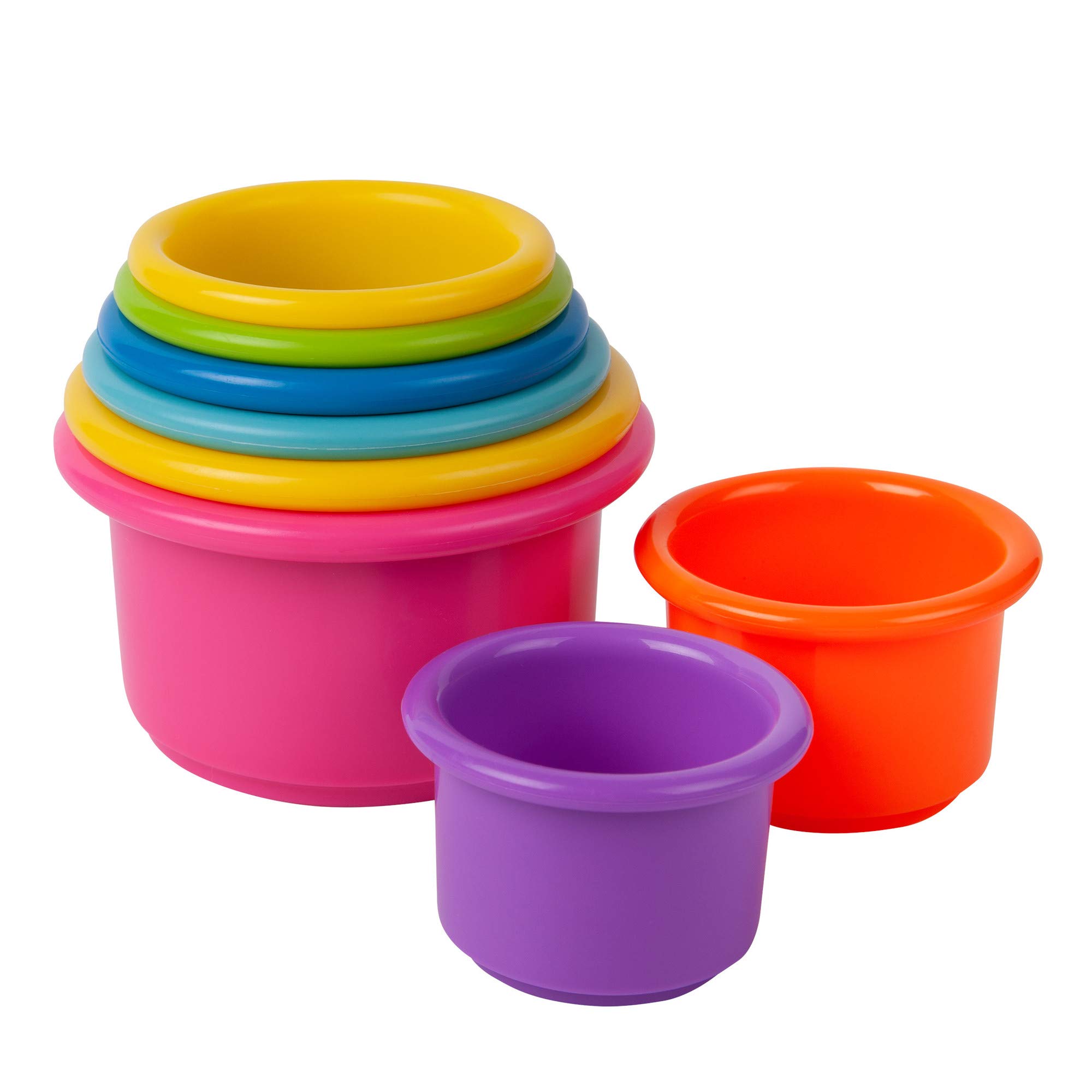 First Years Stack & Count Stacking Cups - Educational Baby Toys - Stackable Cups for Learning - Toddlers - Bath Time Fun